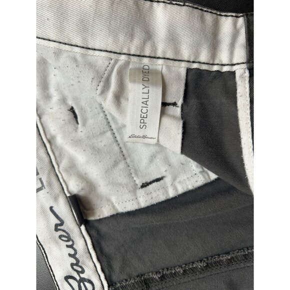 Eddie Bauer Pants Mens 38x33 Legend Wash Classic Fit Chino Gray Specially Dyed - Picture 11 of 12